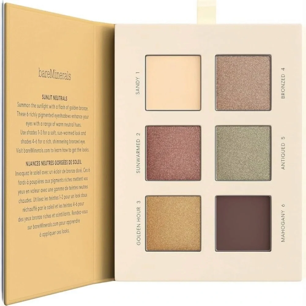 NIB bareMinerals Mineralist Eyeshadow Palette Sunlit